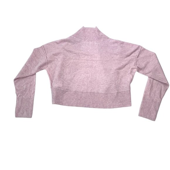 Free People Light Pink Shrug Sweater 100% Cashmere Size L - Picture 2 of 10